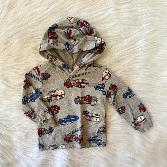 Carter's Baby Boys Rescue Vehicle Hoodie & Pants - Picture 2 of 6